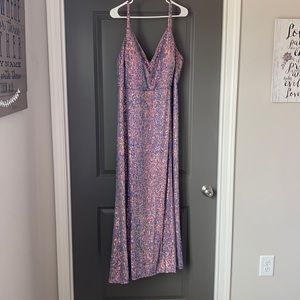 Beautiful floor length sequin dress